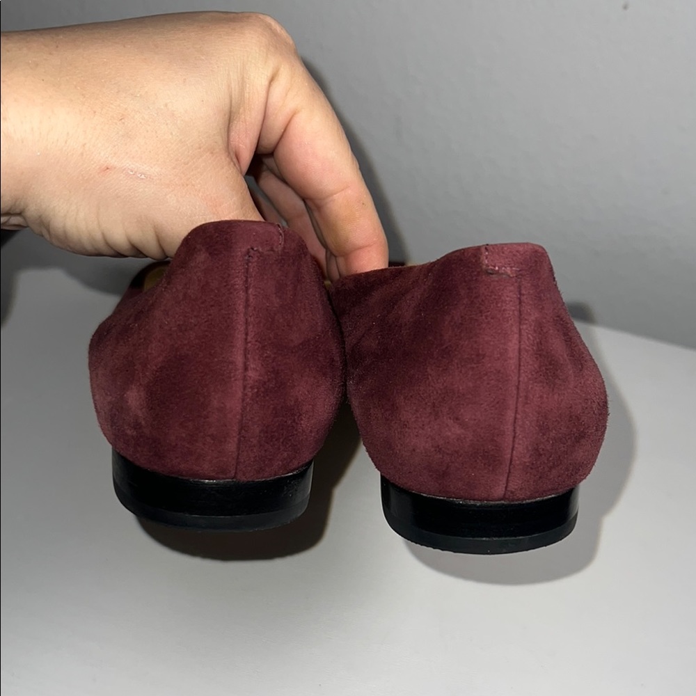 Michael Kors Gloria Plum Suede Ballet Flat - Picture 4 of 10